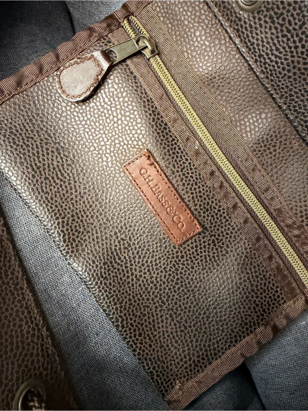 GH Bass Co. Men's Brown Leather Backpack - Classic Everyday Carry
